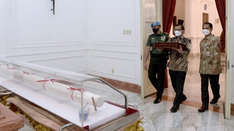 Naskah Asli Teks Proklamasi Akan Kembali Hadir di Istana Merdeka
