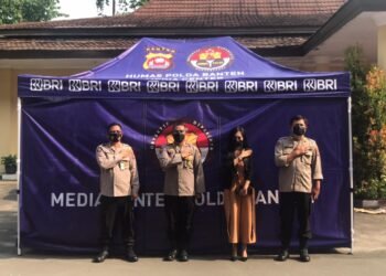 Polda Banten Terima Hibah Tenda Lapangan dari PT BRI