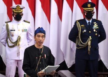 Presiden Joko Widodo Sampaikan Anggaran TKDD, Pendapatan Negara, dan Rencana Defisit Anggaran dalam RAPBN 2022