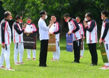 Presiden Jokowi Berikan Penghargaan untuk Atlet Olimpiade Tokyo 2020