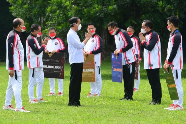Presiden Jokowi Berikan Penghargaan untuk Atlet Olimpiade Tokyo 2020