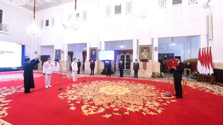 Presiden Lantik Gubernur dan Wakil Gubernur Kalimantan Selatan Masa Jabatan 2021-2024