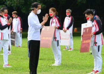 Presiden Serahkan Bonus Apresiasi bagi Atlet Indonesia di Olimpiade Tokyo