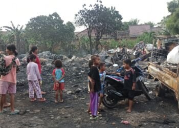 Ratusan Bedeng Pemulung di Pondok Aren Terbakar