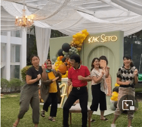Ulang Tahun ke-70, Kak Seto Lincah Ngedance Hingga Push Up