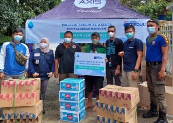 Gandeng Majlis Ta’lim, XL Axiata Salurkan Bantuan Bagi Korban Banjir di Lebak