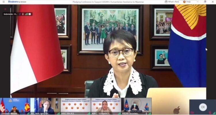 Indonesia Berikan Dukungan 200 Ribu Dolar AS untuk Penanganan COVID-19 di Myanmar