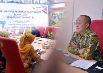 Kementerian PANRB Lakukan Evaluasi Pelaksanaan RB dan SAKIP Setkab Secara Daring