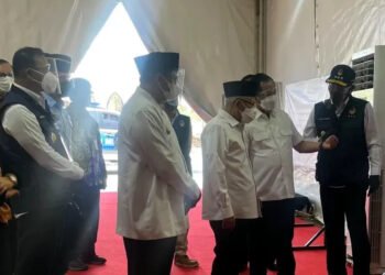 Kunjungan Kerja ke Bandung, Wapres Tinjau Sentra Vaksinasi Wantannas