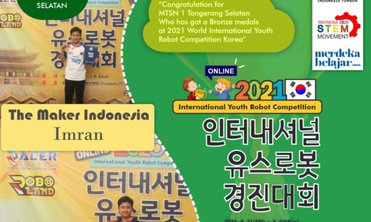 MIN 3 Tangsel dan MTsN 1 Tangsel Raih Juara Robotik Internasional di Korsel