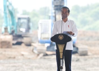Presiden Jokowi Groundbreaking Pabrik Baterai Kendaraan Listrik Pertama di Indonesia