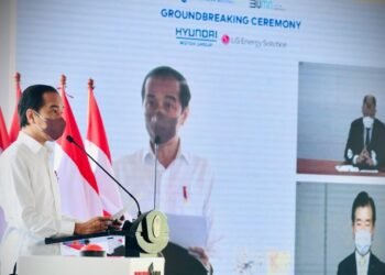 Presiden Jokowi Groundbreaking Pembangunan Pabrik Baterai Kendaraan Listrik Pertama di Asia Tenggara