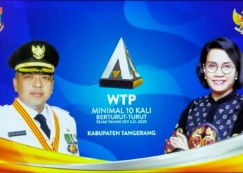 WTP 10 Tahun Berturut-turut, Pemkab Tangerang Raih Penghargaan Menteri Keuangan