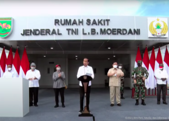 Presiden Jokowi Resmikan RS Jenderal TNI L.B. Moerdani di Merauke