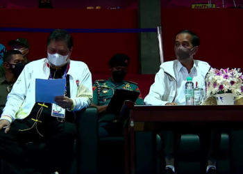 Presiden Jokowi Tinjau Arena Wushu PON XX Papua