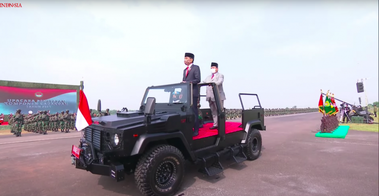 Presiden Jokowi Pimpin Upacara Penetapan Komponen Cadangan Tahun 2021