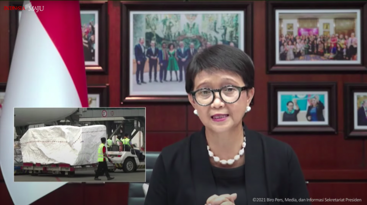 684.400 Dosis Vaksin COVID-19 AstraZeneca Dukungan Dari Selandia Baru Tiba di Indonesia