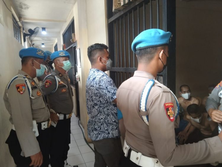 Bidpropam Polda Banten Sidak Ke Rutan Polres Serang Kota