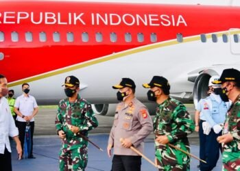Dari Sorong, Presiden Kembali ke Jakarta