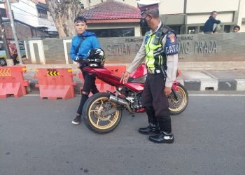 Didominasi Knalpot Brong, Ribuan Pengendara di Kota Tangerang Ditilang 