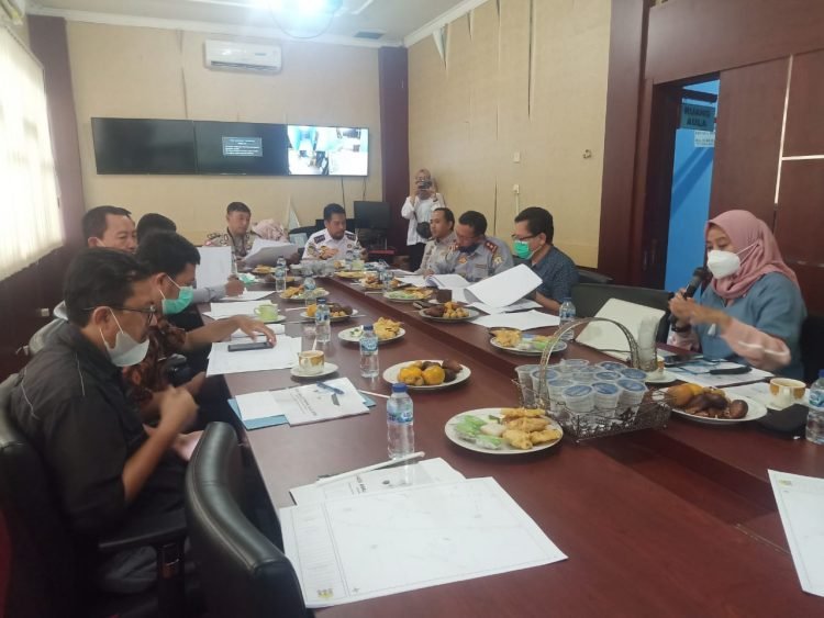 Ditlantas Polda Banten Melaksanakan Rapat Antisipasi Dampak Pembangunan Kantor Kelurahan Warung Jaud