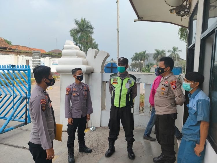 Ditpamobvit Polda Banten, Melakukan Koordinasi Sistem Pengamanan PT. Indah Kiat