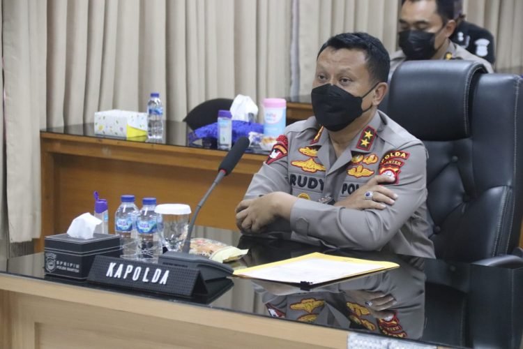 Kapolda Banten Ikuti Zoom Meeting Peresmian Revitalisasi Museum Polri