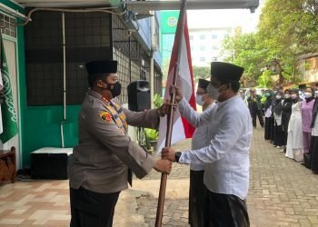 Kapolres Taangsel Lepas Peserta Kirab Santri dan Ziarah