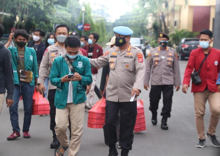 Polda Banten Amankan Aksi Unjuk Rasa Himpunan Mahasiswa Tangerang