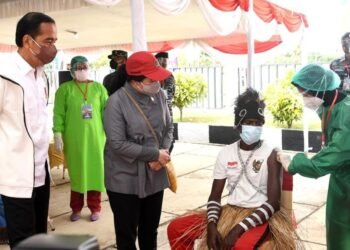 Presiden Pastikan Vaksinasi Merata dari Sabang sampai Merauke