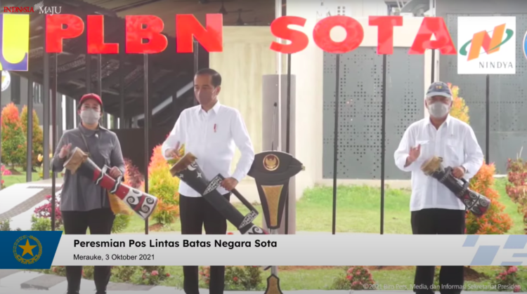 Resmikan PLBN Terpadu Sota, Presiden: Kawasan Perbatasan Representasi Wajah Bangsa