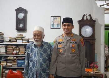 Sambangi Ulama, Kapolres Pandeglang Berharap Kamtibmas Aman Jelang Pilkades