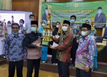 Tangsel Juara Umum Kompetisi Sains Madrasah Tingkat Provinsi Banten 2021
