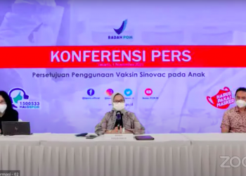 BPOM Terbitkan Izin Penggunaan Vaksin Sinovac Bagi Anak 6-11 Tahun