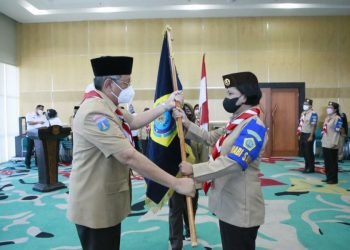 Wali Kota Benyamin Davnie Lantik Pengurus Saka Anti Narkoba Tangsel