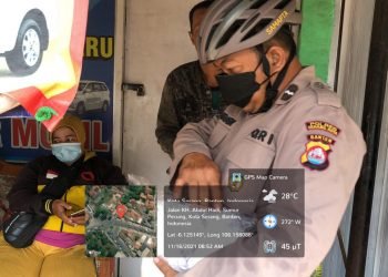 Antisipasi Kerumunan Polres Serang Kota Polda Banten Lakukan Patroli  Pendisiplinan prokes