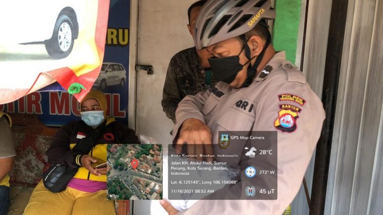 Antisipasi Kerumunan Polres Serang Kota Polda Banten Lakukan Patroli  Pendisiplinan prokes