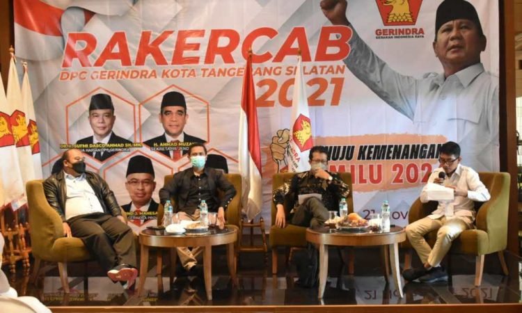 Bawaslu Tangsel Hadiri Raker Cabang DPC Partai Gerindra Tangsel