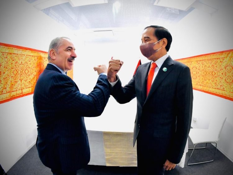 Bertemu PM Shtayyeh, Presiden Jokowi Tegaskan Komitmen Indonesia Dukung Perjuangan Palestina