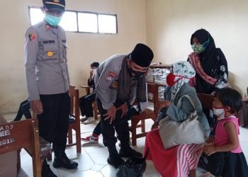 Dirbinmas Polda Banten Hadiri Vaksinasi dosis 1 dan 2 di Yayasan Nurul Falah