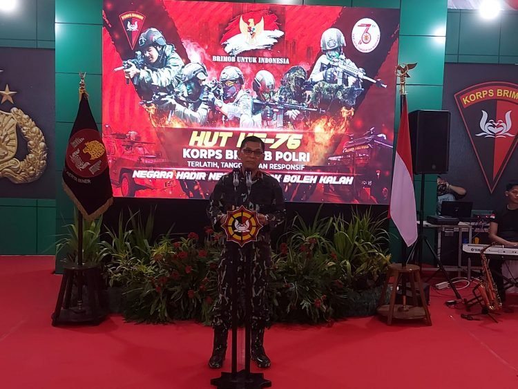 HUT Korps Brimob ke-76, Sat Brimob Polda Banten Gelar Acara Syukuran