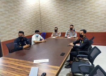 Humas Polres Pandeglang Rapat Virtual Persiapan Kegiatan Lomba Orasi Piala Kapolri