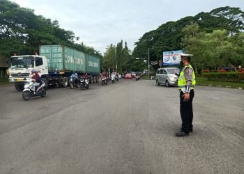 Ini Titik Pelayanan Ciptakan Arus lalulintas Oleh Satlantas Polres Cilegon Polda Banten