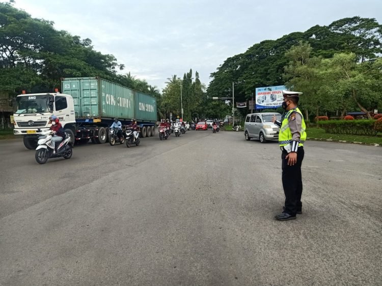 Ini Titik Pelayanan Ciptakan Arus lalulintas Oleh Satlantas Polres Cilegon Polda Banten