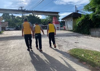 Jaga Imunitas Personel, Karorena Polda Banten Jalan Sehat Bersama Personel