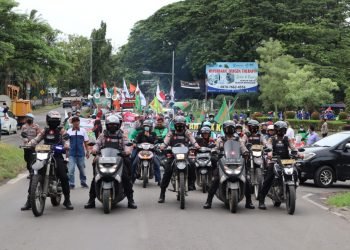 Jawara Polres Cilegon Polda Banten Kawal Pelaksanaan Unjuk Rasa