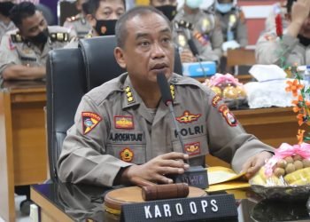 Karo Ops Polda Banten Buka Latihan Pra Operasi Zebra Maung Tahun 2021 Secara Virtual