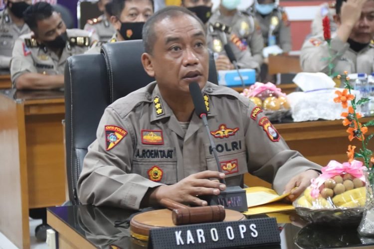 Karo Ops Polda Banten Buka Latihan Pra Operasi Zebra Maung Tahun 2021 Secara Virtual