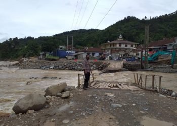 Melaksanakan kegiatan siaga bencana wilayah Polsek Lebakgedong, Polres Lebak Polda Banten