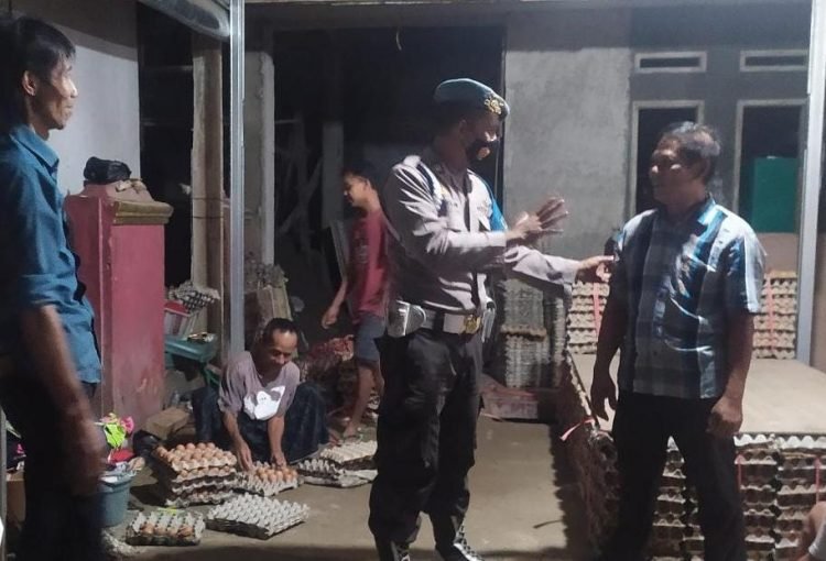 Patroli Malam Antisipasi C3 dan Ops Yustisi Mobile di Wilayah Hukum Polsek Pulosari Polda Banten